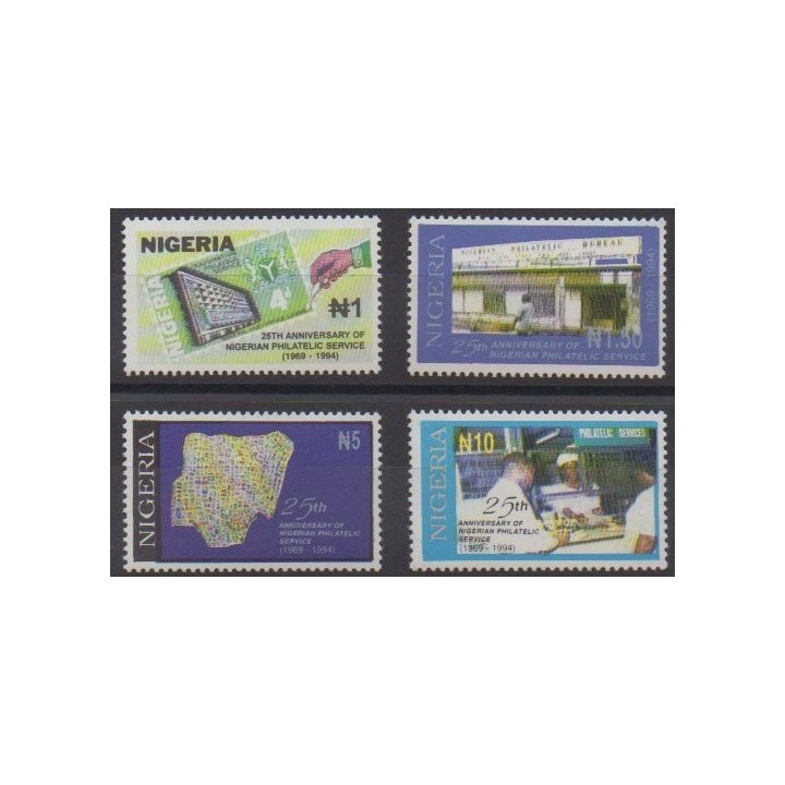 Acheter cette série de timbres du Nigeria de l'année 1994 (No 622/625).