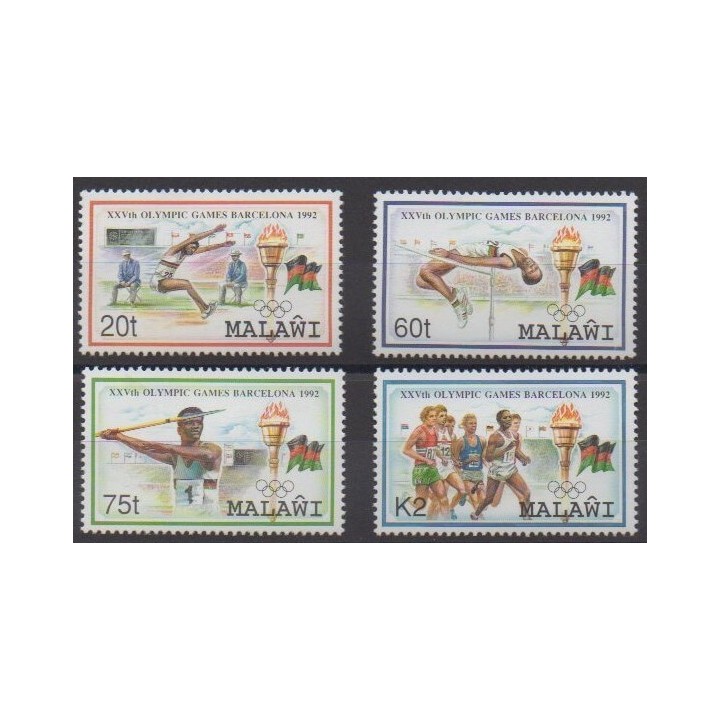 Buy this set of stamps of Malawi of the year 1992 (Nb 609/612).