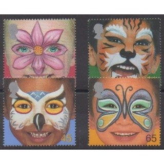 Acheter cette série de timbres de Grande-Bretagne de l'année 2001 (No 2217/2220).