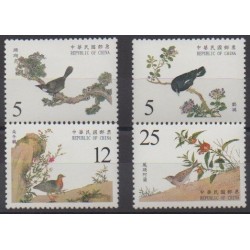 Formosa (Taiwan) - 2003 - Nb 2795/2798 - Birds - Paintings