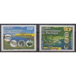 Buy this set of stamps of Polynesia of the year 2002 (Nb 674/675).