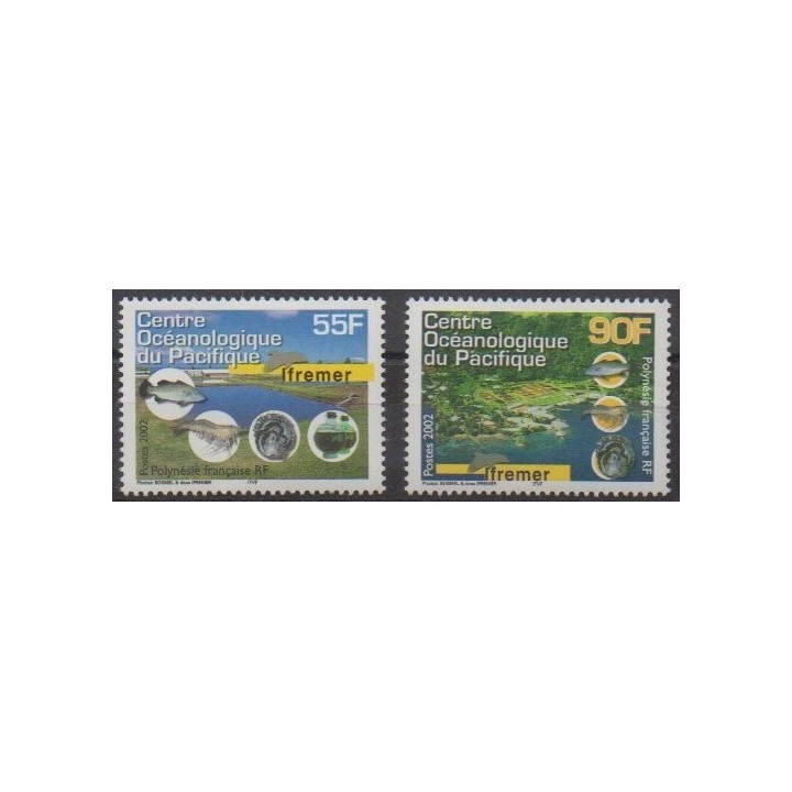 Buy this set of stamps of Polynesia of the year 2002 (Nb 674/675).