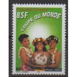 Polynésie - 2002 - No 668 - Coupe du monde de football