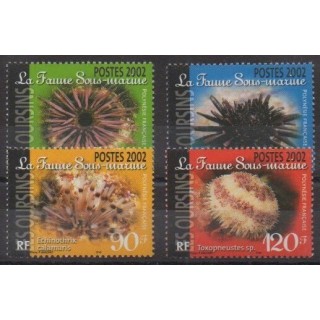 Acheter cette série de timbres de Polynésie de l'année 2002 (No 663/666).