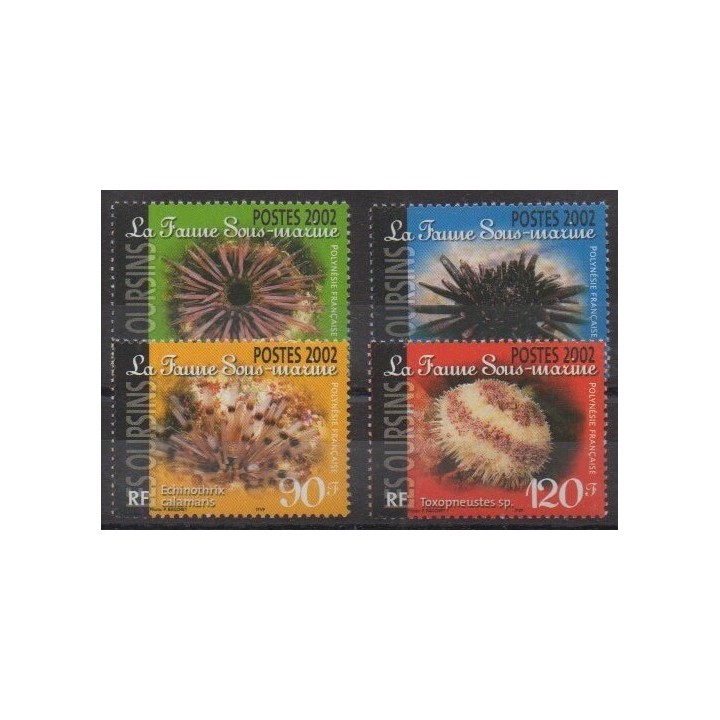 Buy this set of stamps of Polynesia of the year 2002 (Nb 663/666).