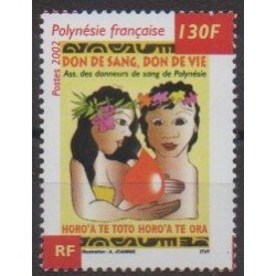Polynésie - 2002 - No 667 - Santé ou Croix-Rouge