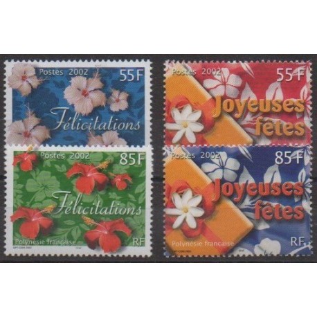Polynésie - 2002 - No 657/660