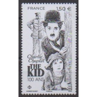 Acheter ce timbre de France de l'année 2021 (Charlie Chaplin).