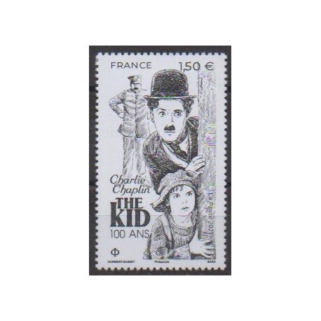 France - Poste - 2021 - No 5473 - Cinéma - Charlie Chaplin