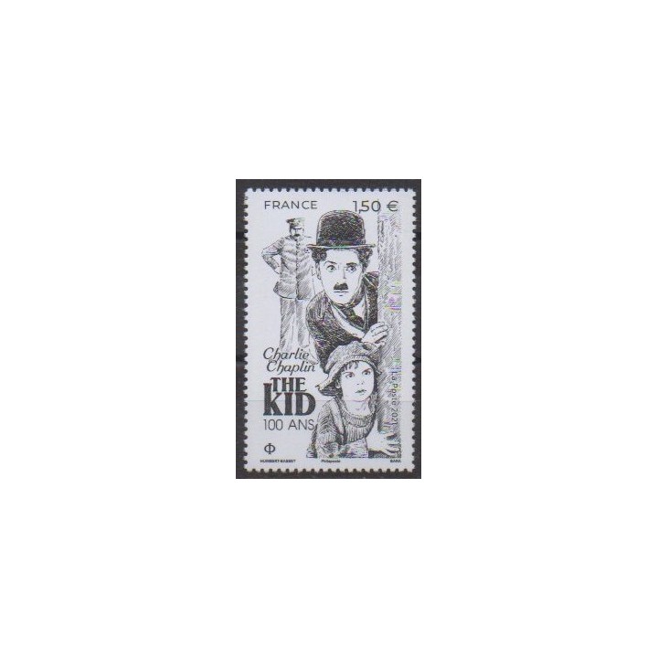 Buy this stamp of France of the year 2021 (Charlie Chaplin).