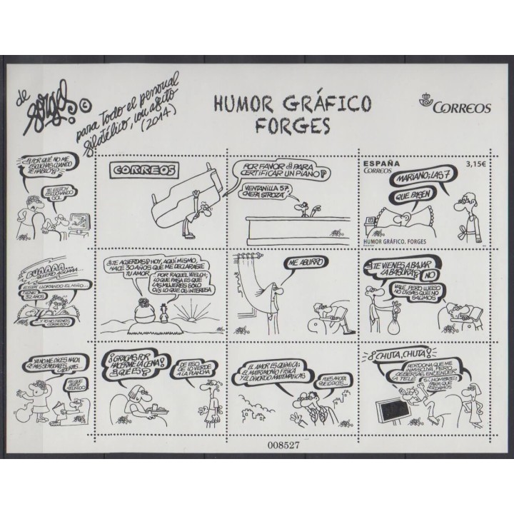 Buy this souvenir sheet  of Spain of the year 2014 (Nb F4623).