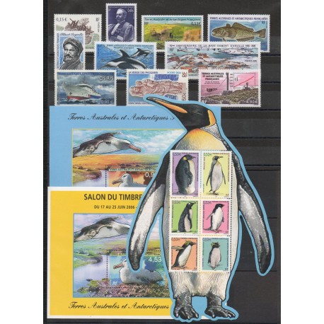 TAAF - Année complète - 2006 - No 435/452 - BF 14/ BF 16