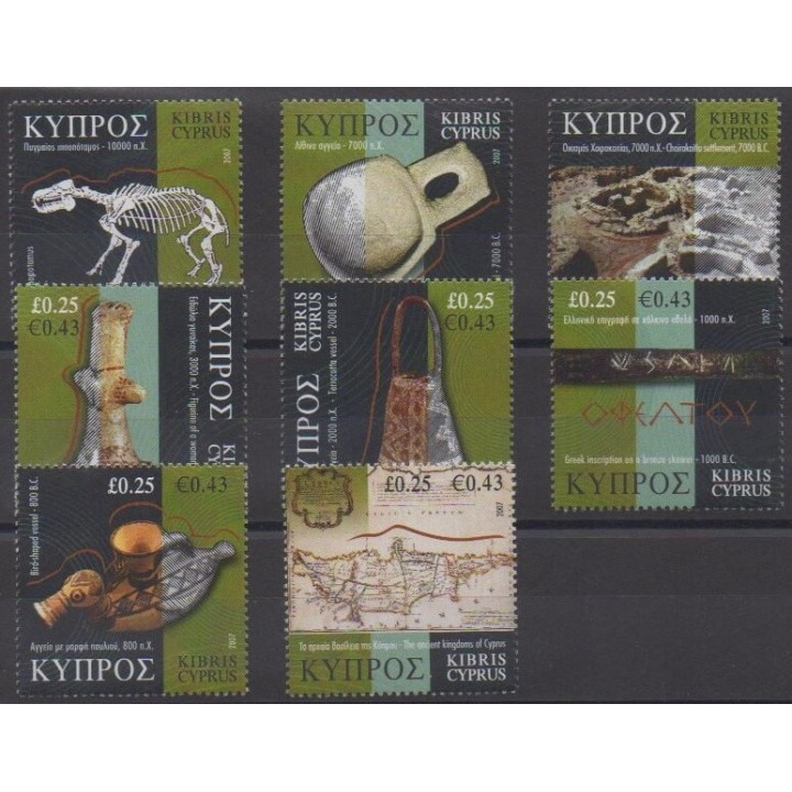 Buy this set of stamps of Cyprus of the year 2008 (Nb 1146/1153).