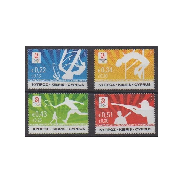 Acheter cette série de timbres de Chypre de l'année 2008 (No 1142/1145).