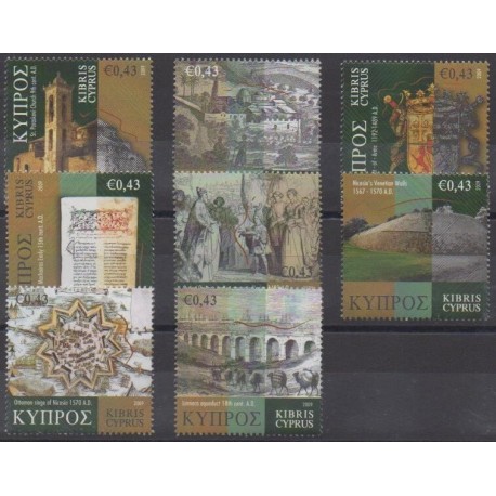 Cyprus - 2009 - Nb 1173/1180 - Various Historics Themes