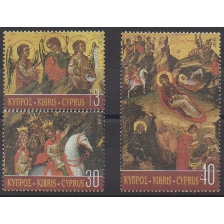 Cyprus - 2003 - Nb 1036/1038 - Christmas