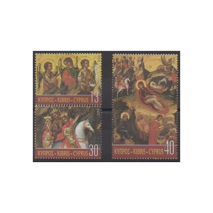 Buy this set of stamps of Cyprus of the year 2003 (Nb 1036/1038).