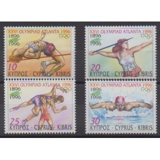 Acheter cette série de timbres de Chypre de l'année 1996 (No 881/884).