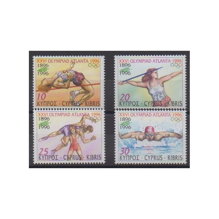 Acheter cette série de timbres de Chypre de l'année 1996 (No 881/884).