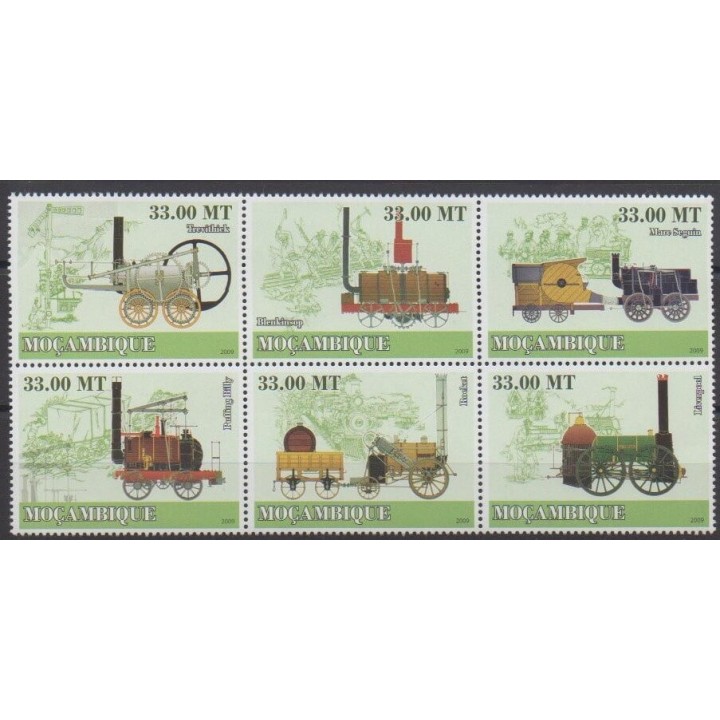 Buy this set of stamps of Mozambique of the year 2009 (Nb 2590/2595).