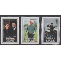 Sierra Leone - 1986 - Nb 723/725 - Royalty