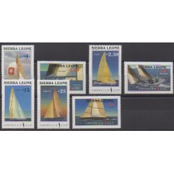 Sierra Leone - 1987 - Nb 779/785 - Boats - Various sports