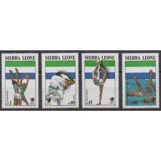 Acheter cette série de timbres de Sierra Leone de l'année 1988 (No 890/893).