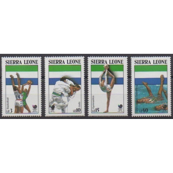 Buy this set of stamps of Sierra Leone of the year 1988 (Nb 890/893).