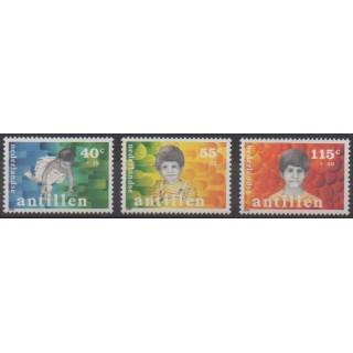 Acheter cette série de timbres des Antilles néerlandaises de l'année 1987 (No 808/810).
