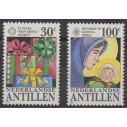 Antilles néerlandaises - 1990 - No 890/891 - Noël