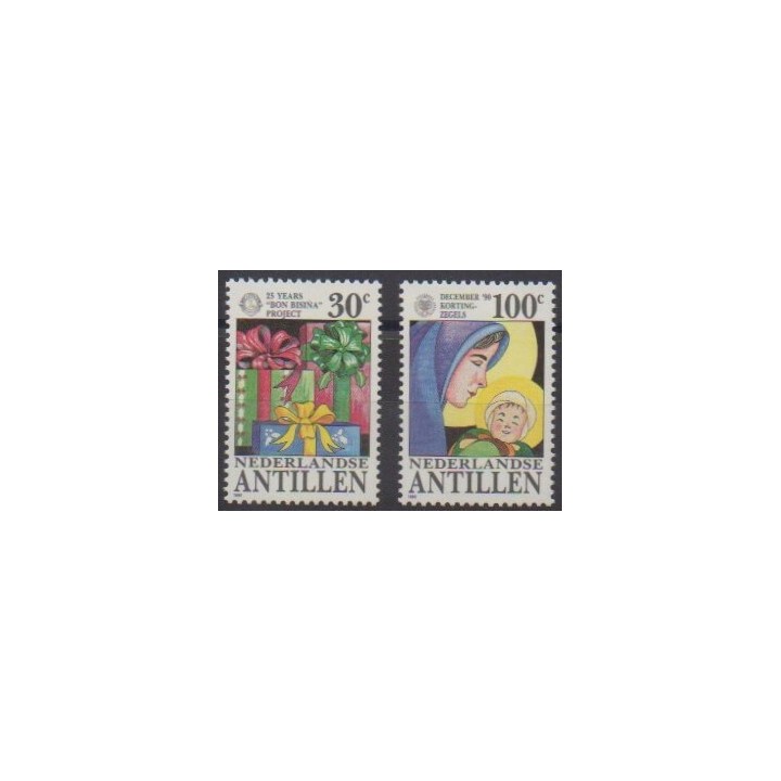Buy this set of stamps of Netherlands Antilles of the year 1990 (Nb 890/891).