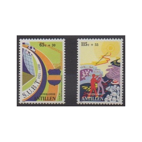 Antilles néerlandaises - 1990 - No 873/874