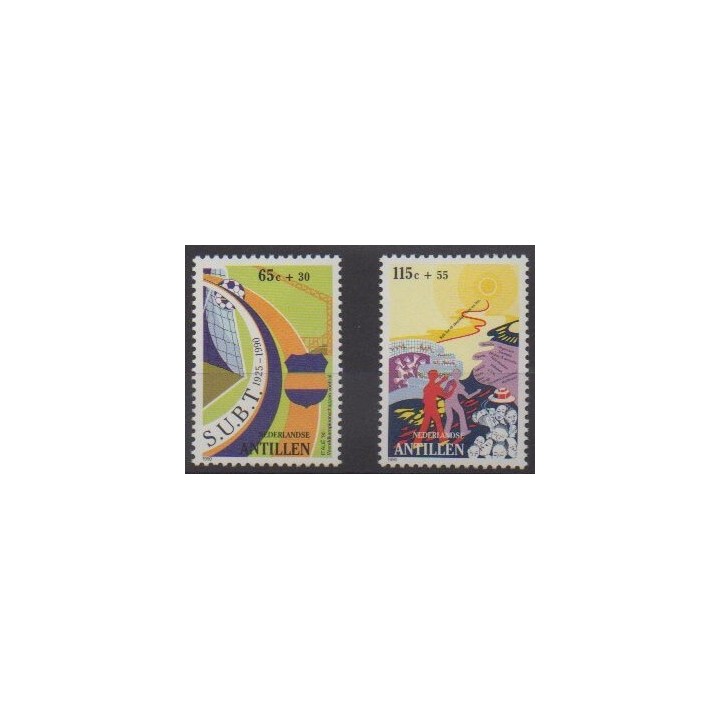 Buy this set of stamps of Netherlands Antilles of the year 1990 (Nb 873/874).
