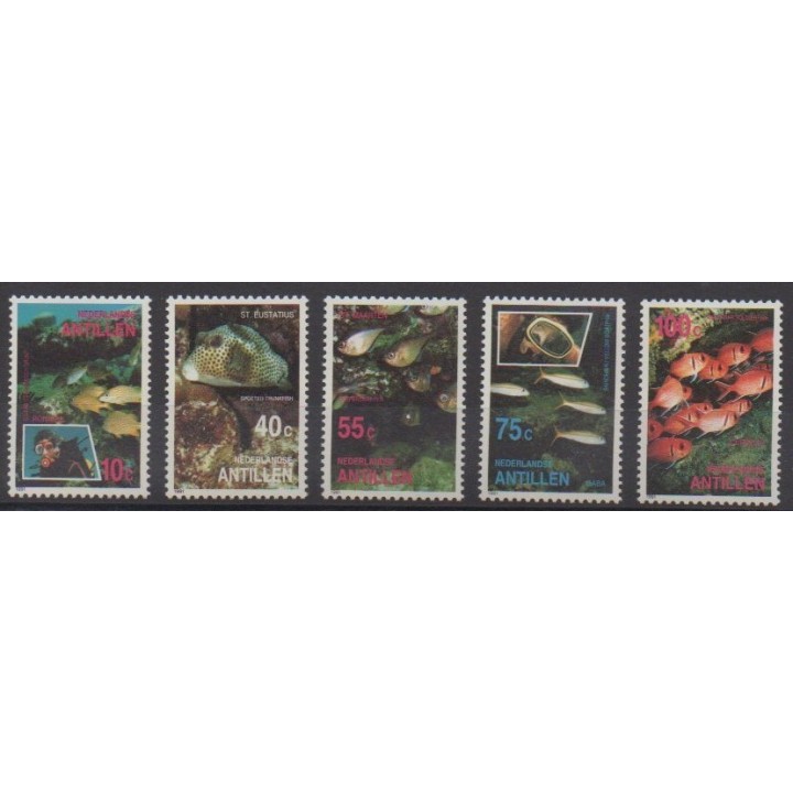 Buy this set of stamps of Netherlands Antilles of the year 1991 (Nb 893/897).