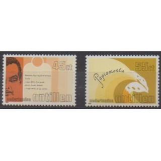 Acheter cette série de timbres des Antilles néerlandaises de l'année 1985 (No 749/750).
