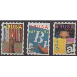 Acheter cette série de timbres d'Aruba (Antilles néerlandaises) de l'année 1991 (No 97/99).