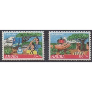 Buy this set of stamps of Aruba (Netherlands Antilles) of the year 1992 (Nb 108/109).