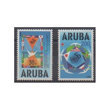 Aruba (Netherlands Antilles) - 1995 - Nb 154/155 - United Nations