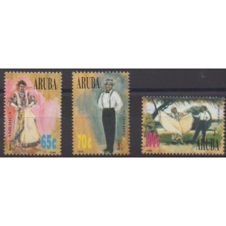 Acheter cette série de timbres d'Aruba (Antilles néerlandaises) de l'année 1996 (No 177/179).