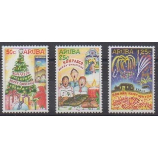 Acheter cette série de timbres d'Aruba (Antilles néerlandaises) de l'année 2004 (No 334/336).