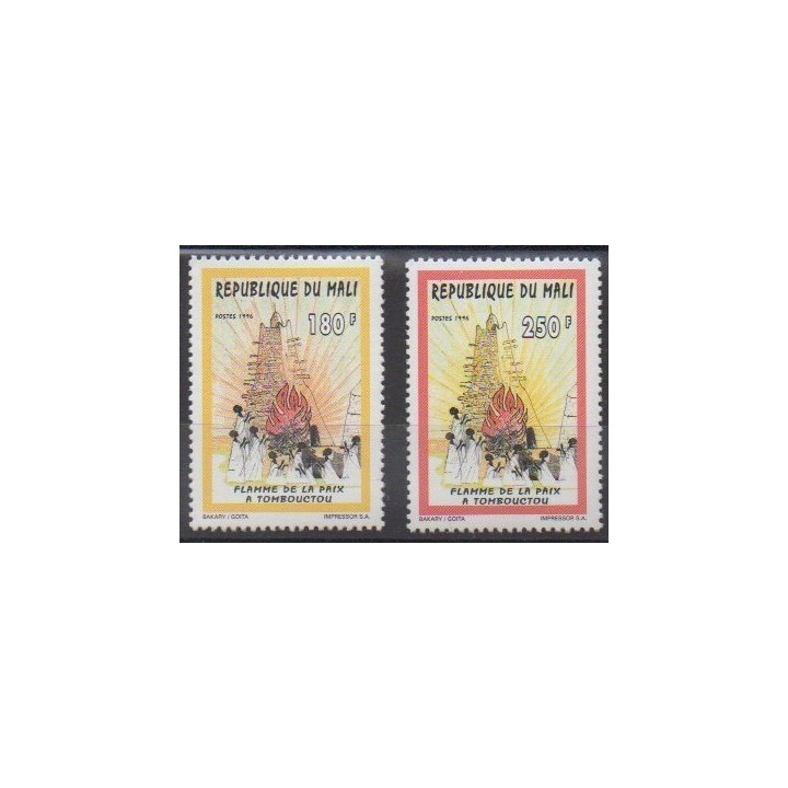 Buy this set of stamps of Mali of the year 1996 (Nb 933AD/933AE).