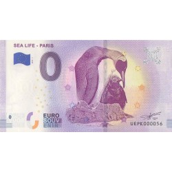 Euro banknote memory - 77 - Sea Life - Paris - 2019-1 - Nb 56