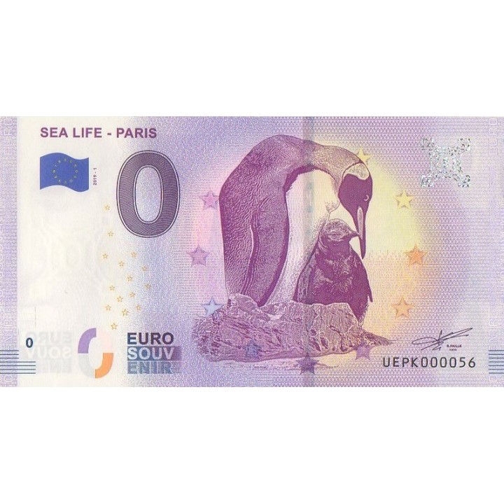 Euro banknote memory - 2019 - Sea Life - Paris - (Seine-et-Marne)