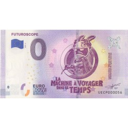Euro banknote memory - 86 - Futuroscope - La machine à voyager dans le temps - 2019-4 - Nb 56