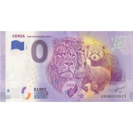 Euro banknote memory - 14 - Parc zoologique de Lisieux - 2020-5 - Nb 23