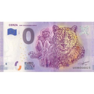 Billet souvenir touristique - 2020-6 - Parc zoologique de Lisieux - (Calvados)