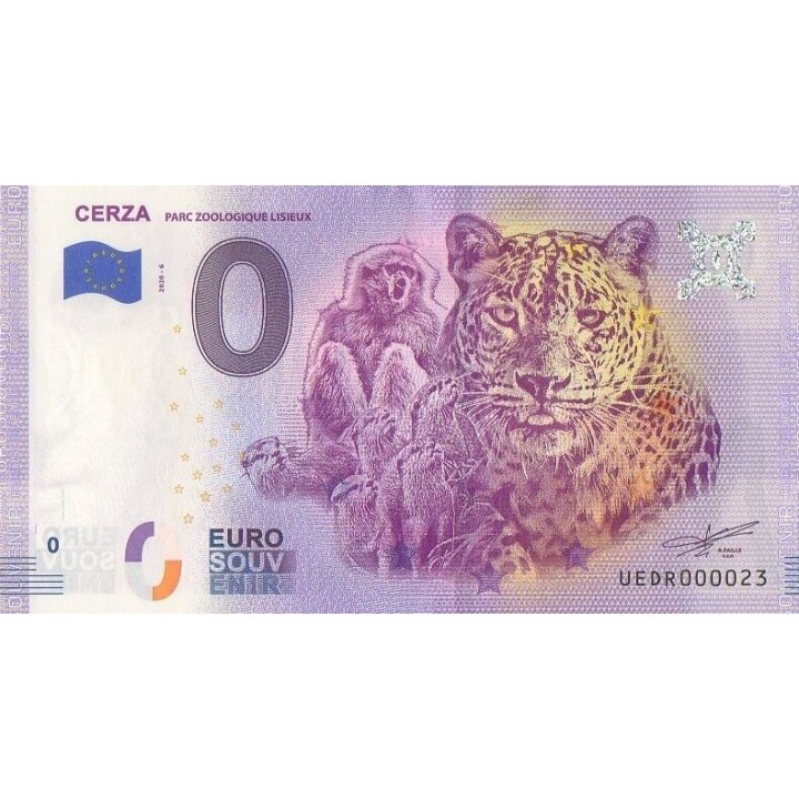 Euro banknote memory - 2020 - Parc zoologique de Lisieux - (Calvados)