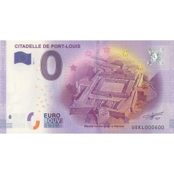 Billet souvenir - 56 - Citadelle de Port-Louis - 2017-3 - No 600
