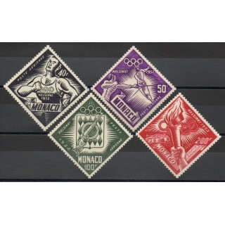 Timbres  - Monaco - Poste aérienne - 1953 - No PA51/PA54