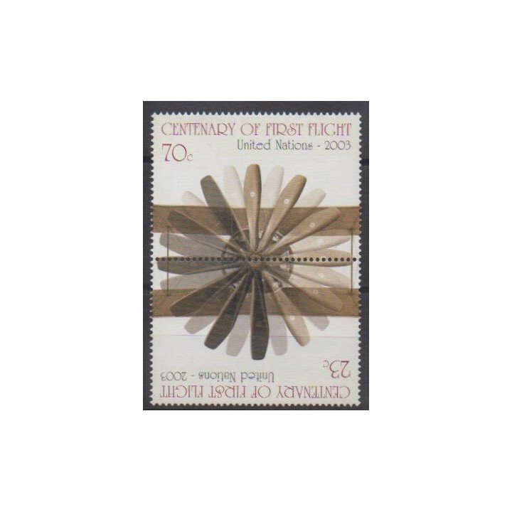 Acheter cette série de timbres des Nations Unies (bureau de New-York) de l'année 2003 (No 904/905).